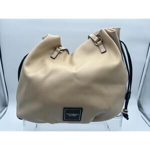 Victoria’s Secret Slouchy Tan Beige Shopper Soft Faux Leather VS Shoulder Bag
